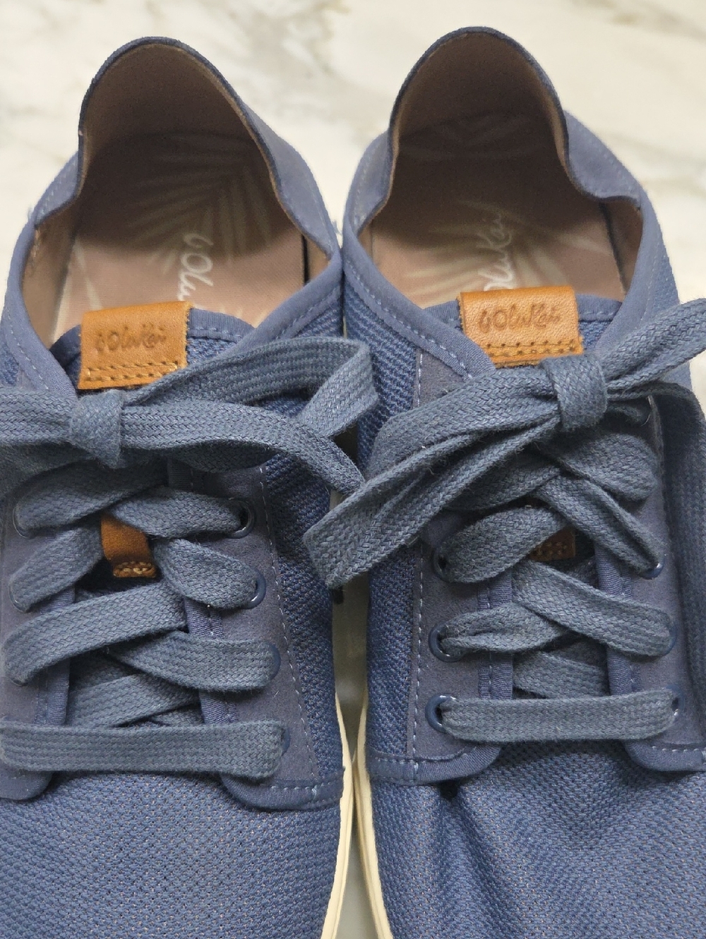 Pretty Blue Olukai Tennis Shoes In Great, Clean Condition! Size 8 - Picture 8 of 11